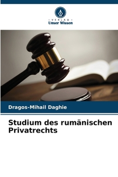 Paperback Studium des rumänischen Privatrechts (German Edition) [German] Book