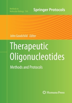 Therapeutic Oligonucleotides: Methods and Protocols