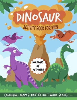 Paperback Dinosaur activity book for kids Book