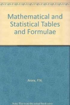 Paperback Mathematical and Statistical Tables and Formulae Book