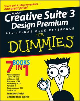 Paperback Adobe Creative Suite 3 Design Premium All-In-One Desk Reference for Dummies Book