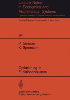 Paperback Optimierung in Funktionenräumen [German] Book
