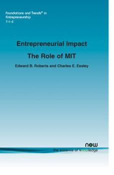 Paperback Entrepreneurial Impact: The Role of Mit Book