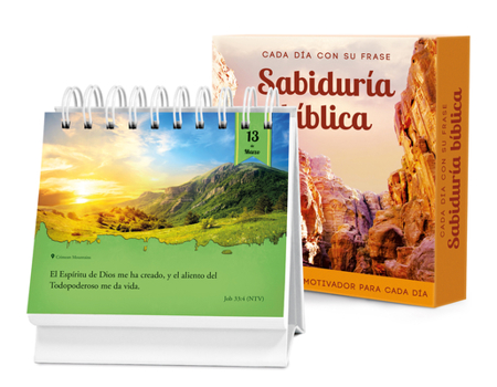 Cada Dia Con Su Frase Sabiduria Biblica: Un Diario Quotebook En Practico Formato de Escritorio