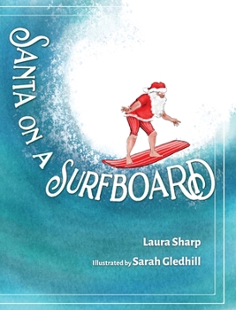 Hardcover Santa on a Surfboard Book