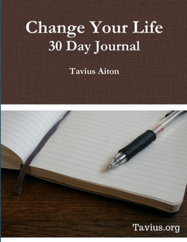 Paperback 30 Day Journal to Change Your Life 2019 Book