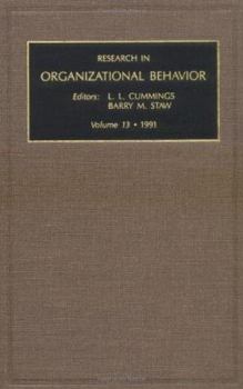 Hardcover Research in Organizational Behaviour: Vol 13 Book