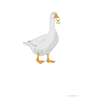 Paperback Notebook: Untitled Goose Video Game 7.5 x 9.25 Inch Notepad With Lined Wide Ruled Notepad Paper. Journal Gift With Soft Matte Co Book