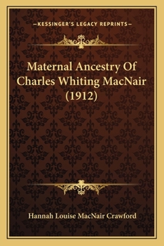 Maternal Ancestry of Charles Whiting MacNair