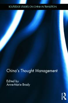 Hardcover China's Thought Management Book
