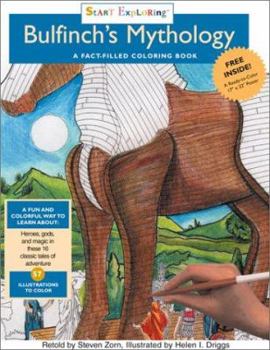 Paperback Bulfinch's Mythology Coloring Book [With A Ready-To-Color Poster] Book