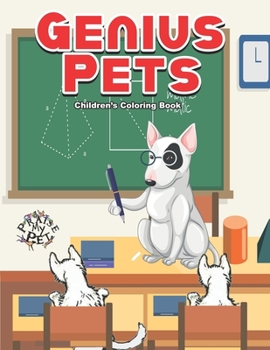 Paperback Genius Pets: Children's Coloring Book