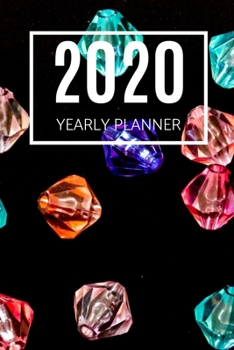 Paperback 2020 Planner: Beads: Annual Planner (6 x 9 inches, 136 pages) Book