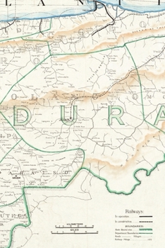 Paperback 1917 Map of Honduras - A Poetose Notebook / Journal / Diary (50 pages/25 sheets) Book