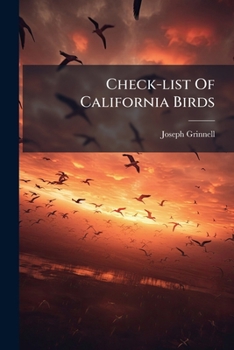 Paperback Check-list Of California Birds Book