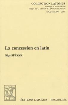 Paperback La Concession En Latin [French] Book