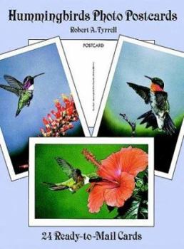 Paperback Hummingbirds Photo Postcards: 24 Ready-To-Mail Cards Book