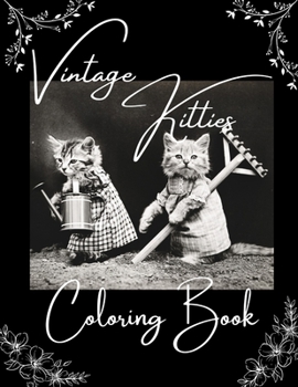 Paperback Vintage Kitties Coloring Book