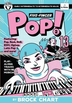 Paperback Five-Finger Pop! Book 2: Early Intermediate to Intermediate Piano Solos Book