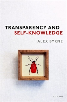 Hardcover Transparency and Self-Knowledge Book