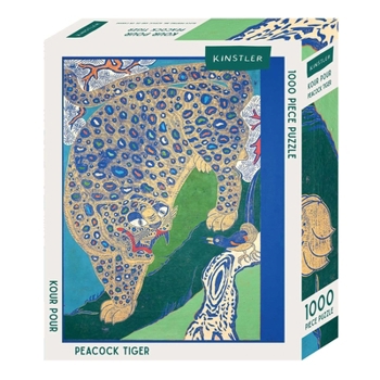 Misc. Peacock Tiger: Kour Pour 1,000 Piece Puzzle Book