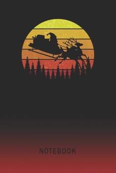 Notebook: Reindeer Blank Wide Ruled Lined Paper Notepad | Writing Pad Journal | Assignments Taking Class Notes Homework Studying Math Science English ... & University Organizer | Student Teacher