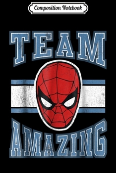 Composition Notebook: Marvel Classic Team Amazing Spider-Man Graphic  Journal/Notebook Blank Lined Ruled 6x9 100 Pages
