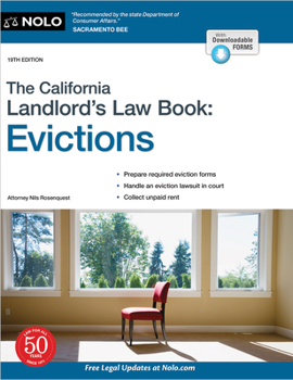 Paperback The California Landlord's Law Book: Evictions Book