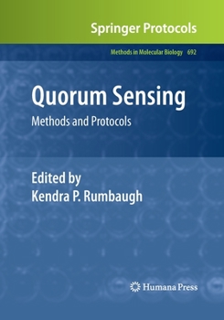 Quorum Sensing: Methods and Protocols - Book #692 of the Methods in Molecular Biology