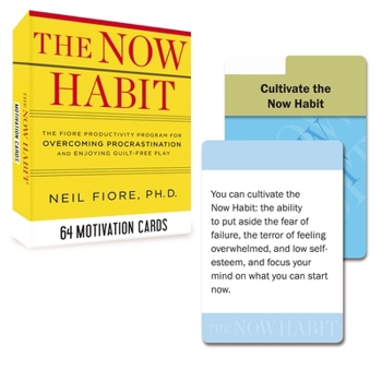 Misc. The Now Habit: 64 Motivation Cards: The Fiore Productivity Program for Overcoming Procrastination and Enjoying Guilt-Free Play Book