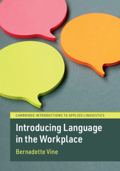 Paperback Introducing Language in the Workplace Book