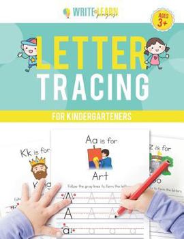 Paperback Write & Learn Pages: Letter Tracing for Kindergarteners Book