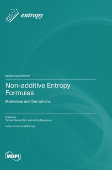 Hardcover Non-additive Entropy Formulas: Motivation and Derivations Book