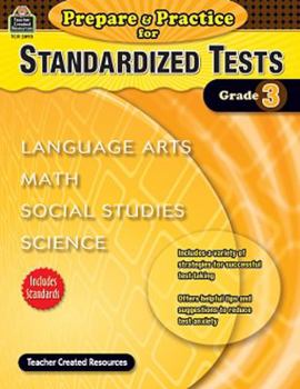 Paperback Prepare & Practice for Standardized Tests Grade 3 Book