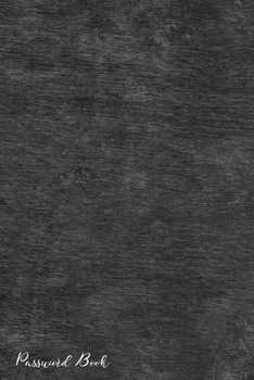 Paperback Password Book: Include Alphabetical Index With School Chalkboard Background Cover Book