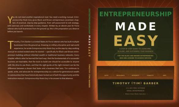 Paperback Entrepreneurship Made Easy: A Step-by-Step Guide to Launching, Scaling, and Sustaining Your Business Book