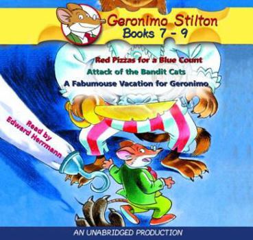 Audio CD Geronimo Stilton: Books 7-9: #7: Red Pizzas for a Blue Count; #8: Attack of the Bandit Cats; #9: A Fabulous Vacation for Geronimo Book