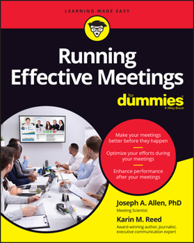 Paperback Running Effective Meetings for Dummies Book