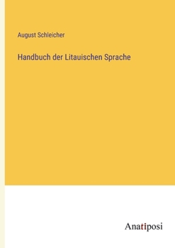 Paperback Handbuch der Litauischen Sprache [German] Book