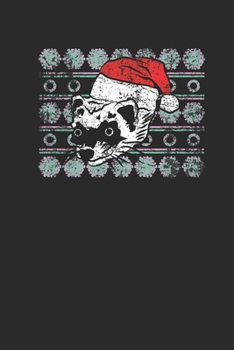 Ugly Christmas Ferret: Graph Paper Notebook (6" x 9" - 120 pages) ~ Christmas Themed Notebook for Daily Journal, Diary, and Gift