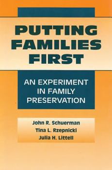 Paperback Putting Families First: Modern Applications of Social Work Book