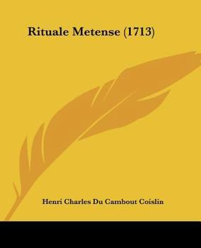 Paperback Rituale Metense (1713) [Latin] Book