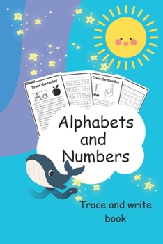 Paperback Alphabets & Numbers: Trace & Write Book