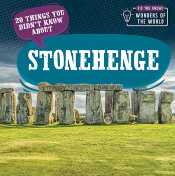 Library Binding 20 Things You Didn't Know about Stonehenge Book