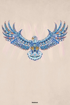 Notebook: Eagle Polygon Animal Journal Abstract Geometric Pattern Composition Book Colorful Shapes Gift