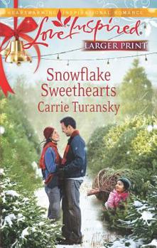 Mass Market Paperback Snowflake Sweethearts [Large Print] Book