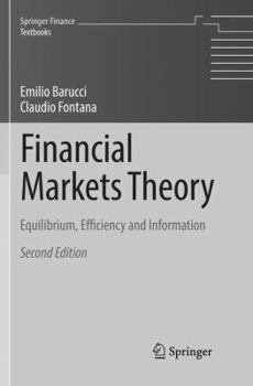 Paperback Financial Markets Theory: Equilibrium, Efficiency and Information Book