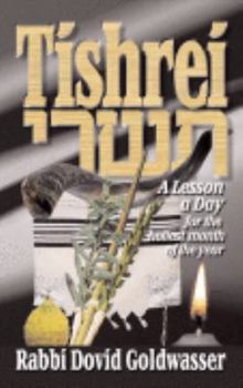 Hardcover Tishrei- a Lesson a Day Book