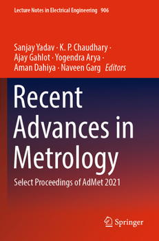 Paperback Recent Advances in Metrology: Select Proceedings of Admet 2021 Book