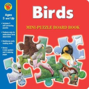Board book Birds Mini-Puzzle Board Book [With Poster] (Brighter Child (McGraw Hill Children's Publishing)) Book